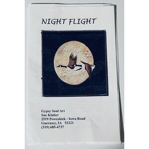 Night Flight Geese Gypsy Soul Wall Quilt Pattern Sue Kluber